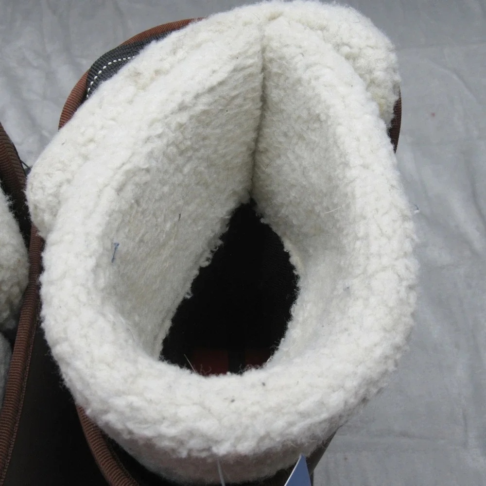 Head Operator Mens Snow Boots 13.5 Brown BOA Lace System Waterproof Winter Ski‎